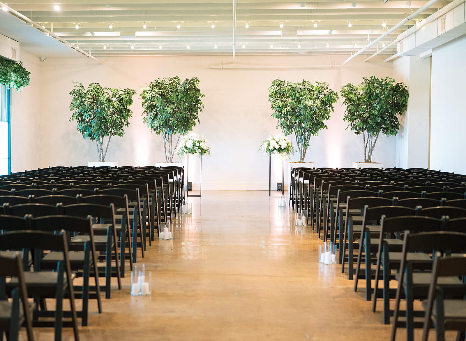 Ceremony area of Saint Elle wedding venue