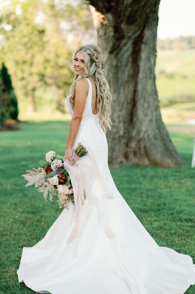 Bride preparing for her Nashville Wedding. 