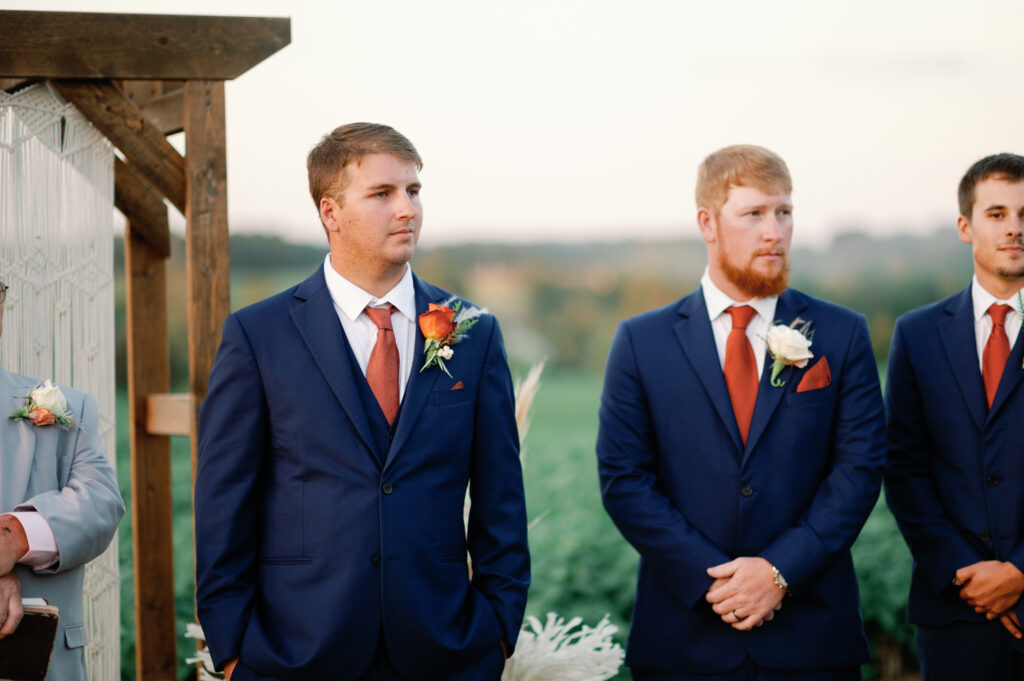 Backyard boho wedding in Tennessee. 