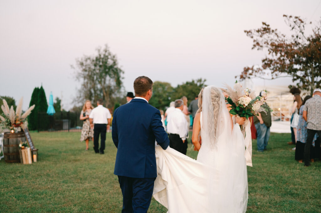 Backyard boho wedding in Tennessee. 