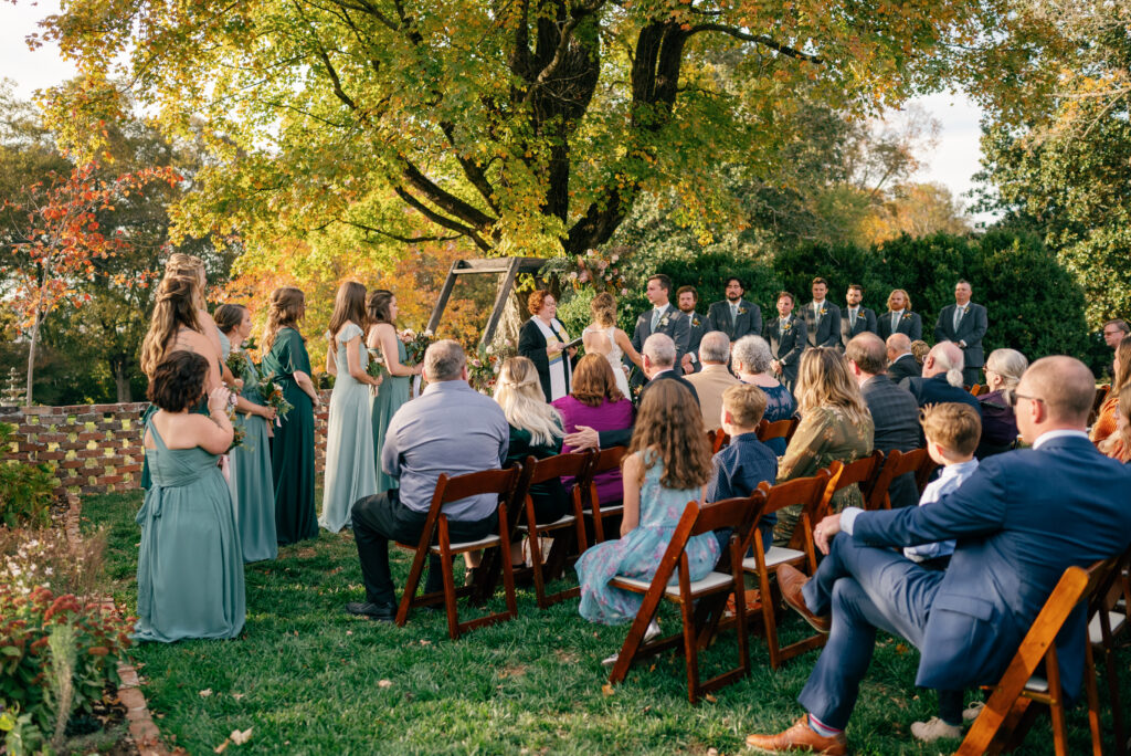 Ceremony site at a Knoxville wedding venue. 