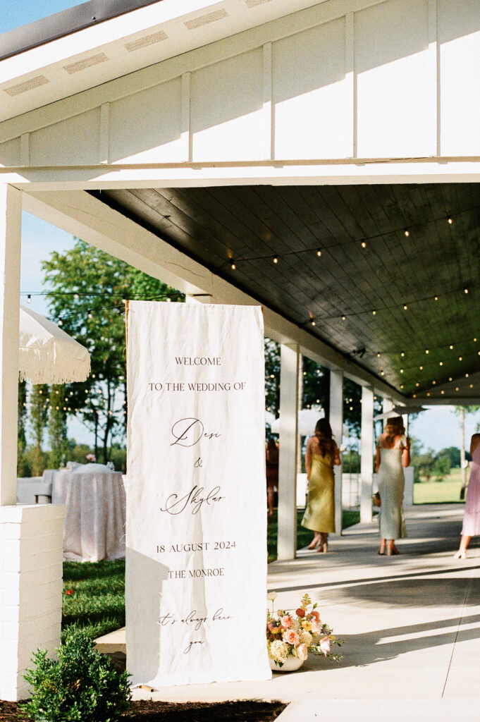 custom wedding signage