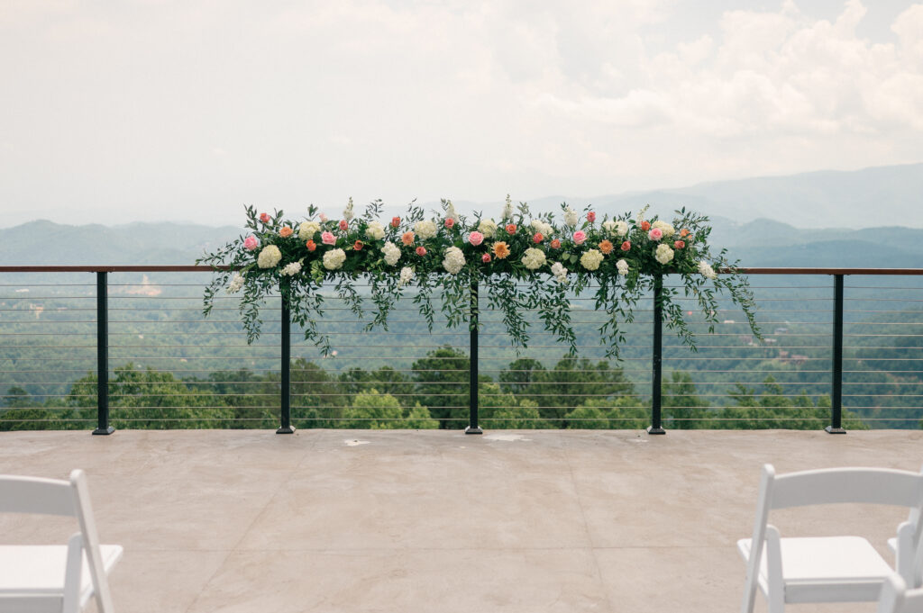 Mountain view from the Trillium wedding venue. 