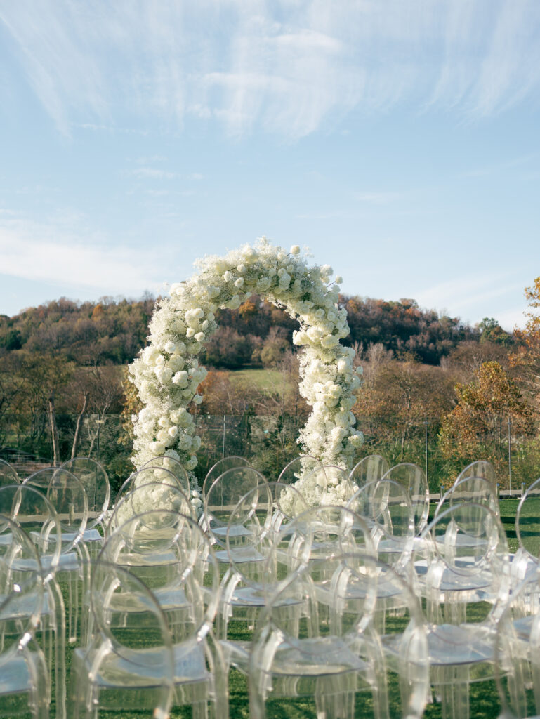 Florals at a wedding in Nashville